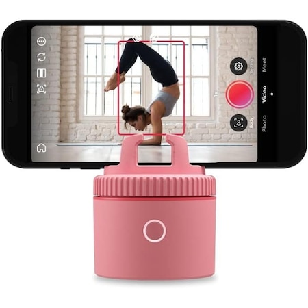 Pivo Pod Lite Auto Face Tracking Phone Holder, 360 deg. Rotation, Handsfree Video Recording - Pink PV-P1L01